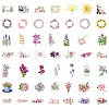 Waterproof Self Adhesive Stamping Stickers Sets STIC-PW0006-091-2