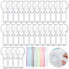 120Pcs Plastic Magnifier AJEW-WA0001-04-1