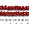 Dyed Synthetic Coral Beads Strands CORA-P010-04B-4