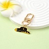 Cowboy Theme Alloy Enamel Pendant Decorations HJEW-YW00022-02-1