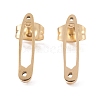 304 Stainless Steel Stud Earrings Findings EJEW-Z017-02G-1