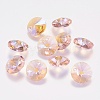 Faceted Glass Rhinestone Charms RGLA-F049-12mm-223PS-1