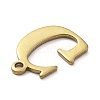 PVD Vacuum Plating  304 Stainless Steel Charms STAS-H112-G-AB-3