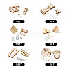 Craftdady 6Pcs 6 Styles Zinc Alloy Twist Bag Lock Purse Catch Clasps PURS-CD0001-01-9