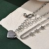 304 Stainless Steel Chain Necklaces NJEW-M078-13P-2