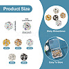 100Pcs 5 Colors Brass Rhinestone Beads KK-TA0002-11A-4