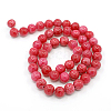 Natural Persian Jade Beads Strands X-G-D434-8mm-08-3