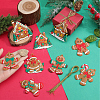 1Set Christmas Plastic Pendants DIY-SC0026-46C-3