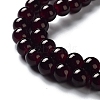 Imitation Jade Glass Beads Strands DGLA-S076-8mm-39-2