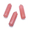 Cherry Quartz Glass Pointed Beads G-G795-02-01-1