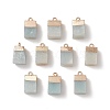 Natural Amazonite Pendants G-Q998-035E-2