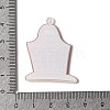 Printed Transparent Acrylic Pendants MACR-P043-A04-3