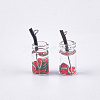 Glass Bottle Pendants LS-CRES-N017-06B-2