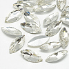 Pointed Back Glass Rhinestone Cabochons RGLA-T083-5x10mm-01-1