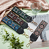 4Pcs 4 Color Polyester Wristlet Short Bag Straps AJEW-WR0001-83-3