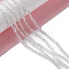 Crystal Glass Rondelle Beads Strands X-EGLA-F049C-03-2