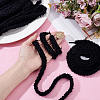 4 Pairs Plush Cloth Shoelaces AJEW-HY0002-72B-4