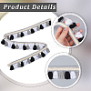 5M Ethnic Style Polyester Fringe Lace Trims SRIB-CY0001-03A-5