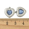 304 Stainless Steel Charms STAS-L022-202P-01-3