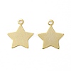 Brass Charms KK-H739-02-02G-2