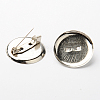 Iron Brooch Findings X-E04IY-P-1