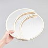 Acrylic Wooden Moon Phase Mirror DIY-WH0167-48A-6