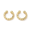 Rack Plating Brass Twist Rope Shape Cuff Earrings EJEW-G288-08G-2