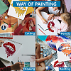 MAYJOYDIY US 1 Set PET Hollow Out Drawing Painting Stencils DIY-MA0005-22B-6