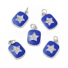 Brass Micro Pave Cubic Zirconia Pendants KK-E068-VB443-1-2