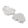 Rhodium Plated 925 Sterling Silver Charms STER-C003-10P-2