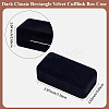 Velvet Jewelry Cufflink Storage Boxes CON-BBC0001-27-2