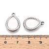 304 Stainless Steel Pendant Cabochon Settings STAS-T067-67P-3