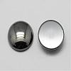 Non-magnetic Synthetic Hematite Cabochons G-P162-04-10x14mm-2