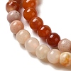 Natural Topaz Jade Beads Strands G-B090-A29-03-4