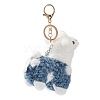 Cute Alpaca Cotton Keychain LS-KEYC-A012-02D-2
