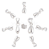 CREATCABIN 10Pcs 925 Sterling Silver Pendants STER-CN0001-12-1