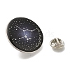 Twelve Constellation Creative Alloy Badges Constellation Brooches JEWB-S033-01P-I-3