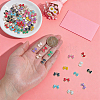 90Pcs 15 Styles Alloy Enamel Charms ENAM-WR0001-23-3