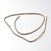 Electroplate Non-magnetic Synthetic Hematite Bead Strands G-F300-39-F06-2