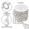 Cheriswelry Iron Crystal Rhinestone Cup Chain CH-CW0001-01-16