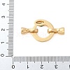 Brass Micro Pave Cubic Zirconia Fold Over Clasps KK-L289-004G-3