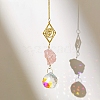 Glass Pendant Decorations PW-WGE7485-04-1