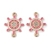 Alloy Enamel Connector Charms ENAM-I054-06F-1