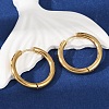 Ion Plating(IP) 304 Stainless Steel Hoop Earrings EJEW-P177-G-24-5