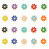 DICOSMETIC 80Pcs 10 Colors Rack Plating Alloy Enamel Pendants ENAM-DC0001-24-1