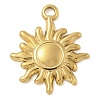 Ion Plating(IP) 304 Stainless Steel Pendants STAS-B075-30G-01-1