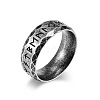 Viking Word Pattern 304 Stainless Steel Finger Rings for Men FS-WG08DAB-08-1