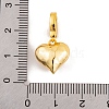 925 Sterling Silver Love Heart Pendants STER-P058-01A-G-3