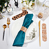 Gorgecraft 6 Pcs 3 Colors PU Leather Napkin Rings AJEW-GF0002-76-6