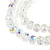 Transparent Glass Beads Strands EGLA-N016-4mm-06-3